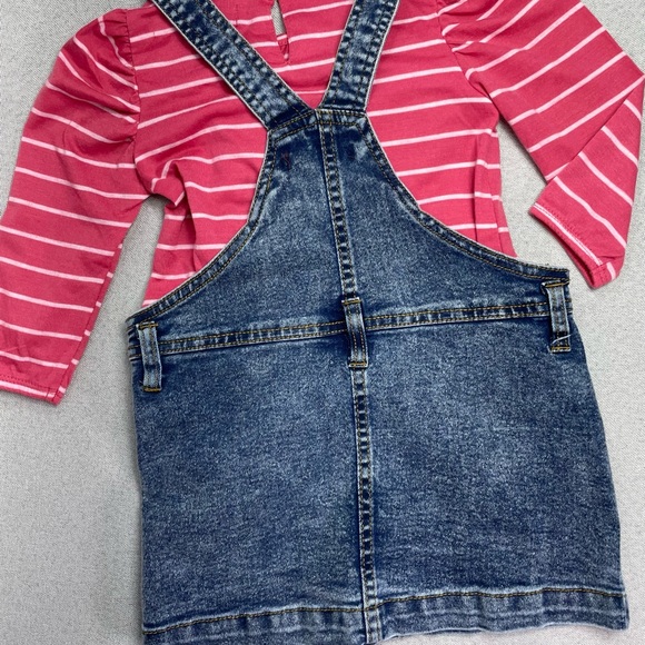 7 for all mankind Denim Overall Dress | 12 months - Picture 7 of 7